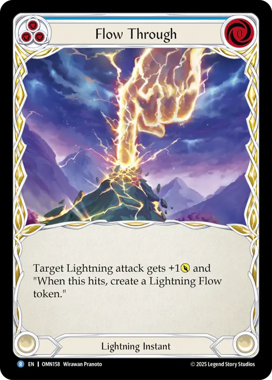 Flow Through — Rainbow Foil