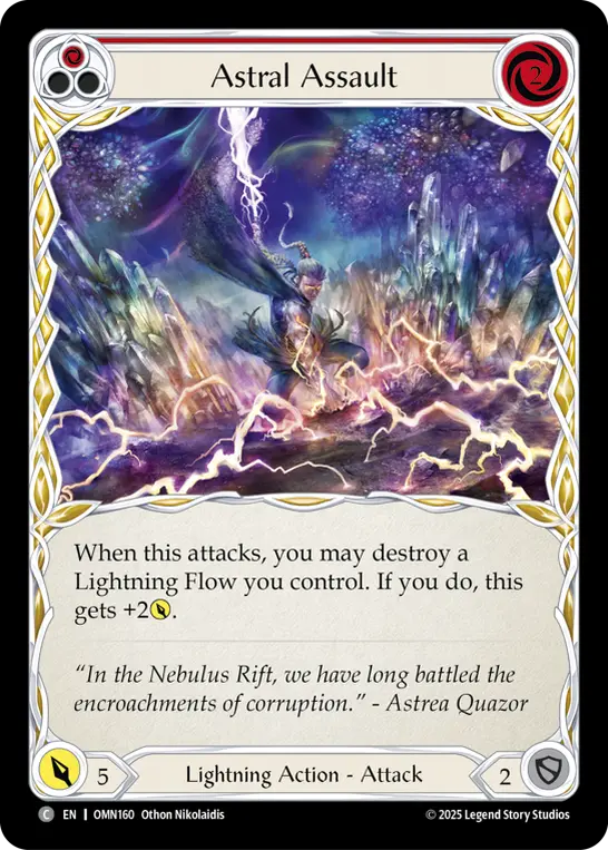 Astral Assault — Rainbow Foil