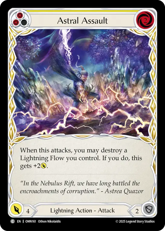 Astral Assault — Rainbow Foil