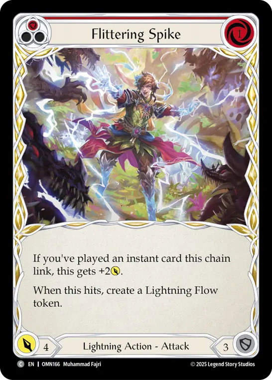 Flittering Spike — Rainbow Foil