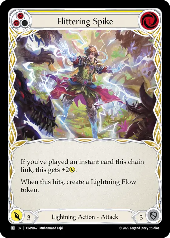 Flittering Spike — Rainbow Foil