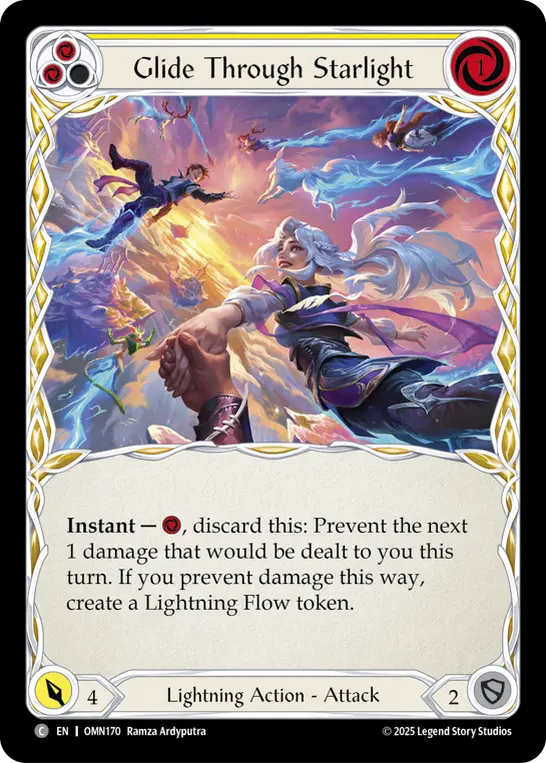 Glide Through Starlight — Rainbow Foil