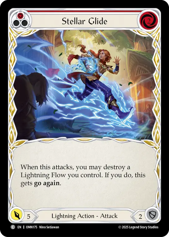 Stellar Glide — Rainbow Foil