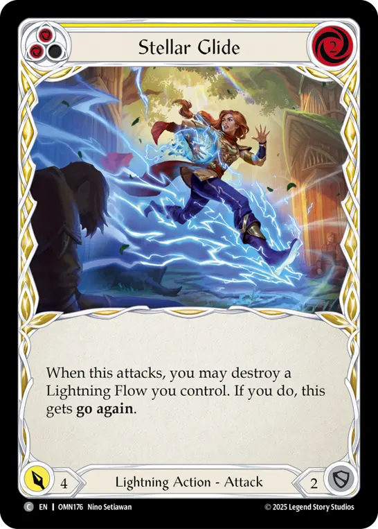 Stellar Glide — Rainbow Foil
