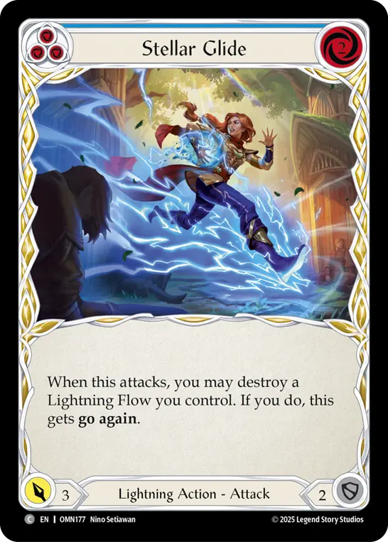 Stellar Glide — Rainbow Foil