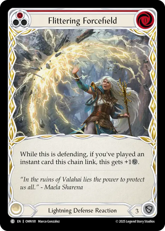 Flittering Forcefield — Rainbow Foil