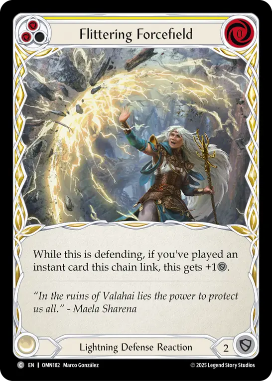 Flittering Forcefield — Rainbow Foil
