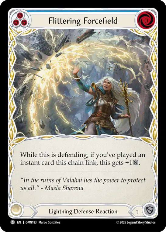 Flittering Forcefield — Rainbow Foil
