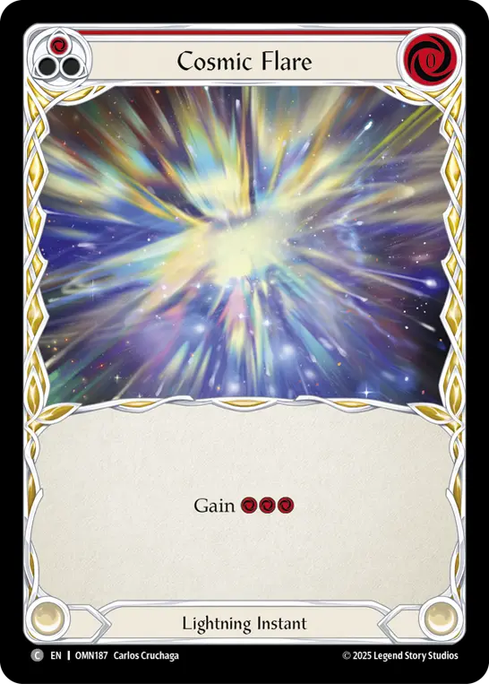 Cosmic Flare — Rainbow Foil