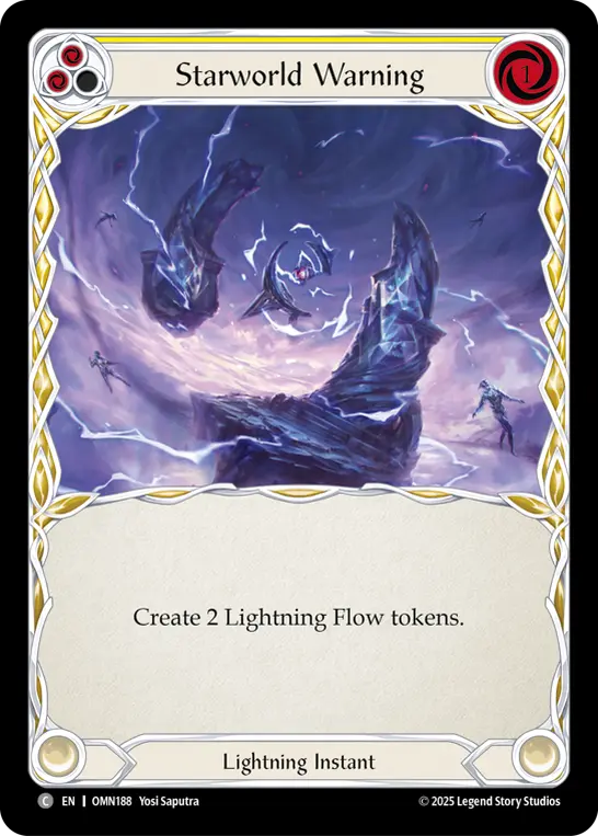 Starworld Warning — Rainbow Foil