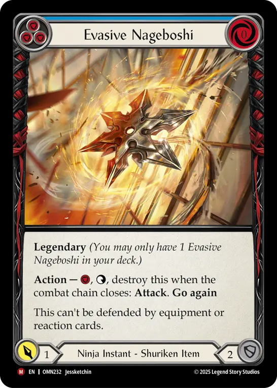 Evasive Nageboshi — Cold Foil