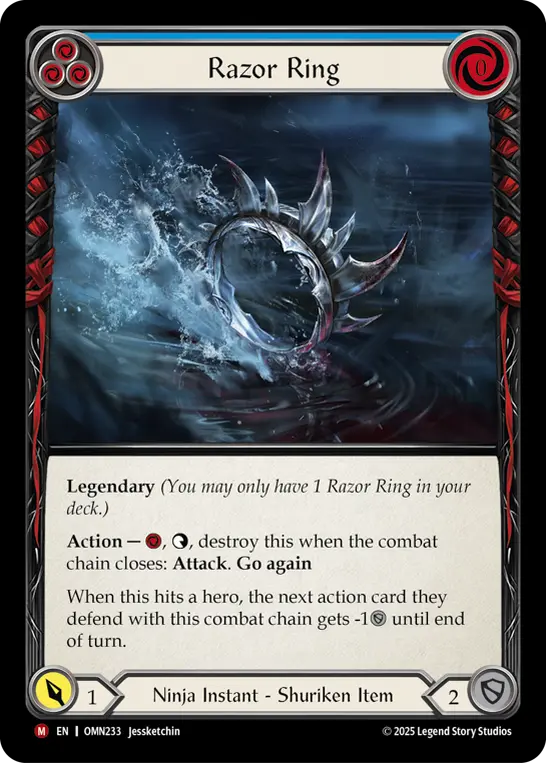 Razor Ring — Cold Foil