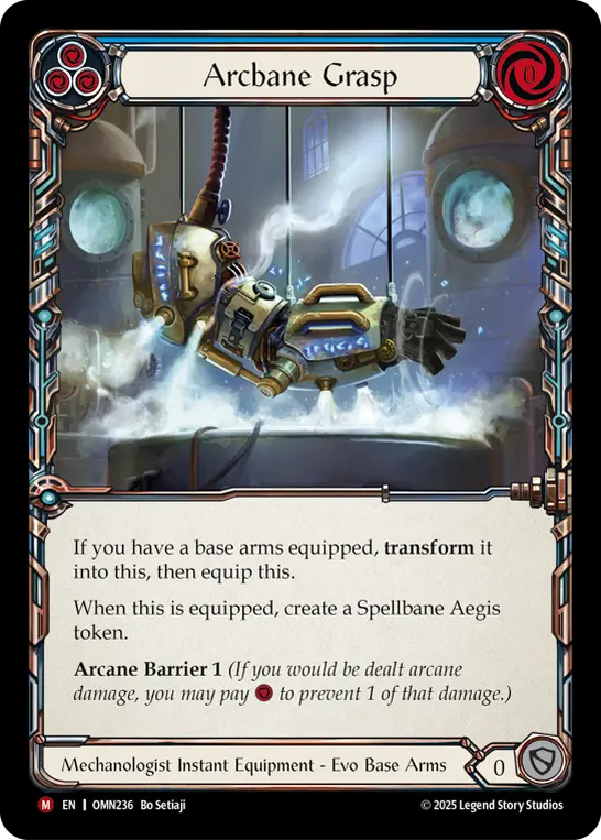 Arcbane Grasp — Cold Foil