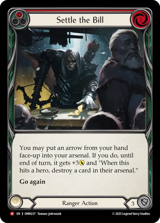 Settle the Bill — Rainbow Foil