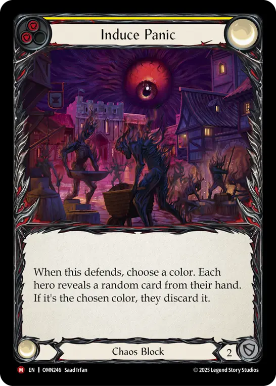 Induce Panic — Rainbow Foil