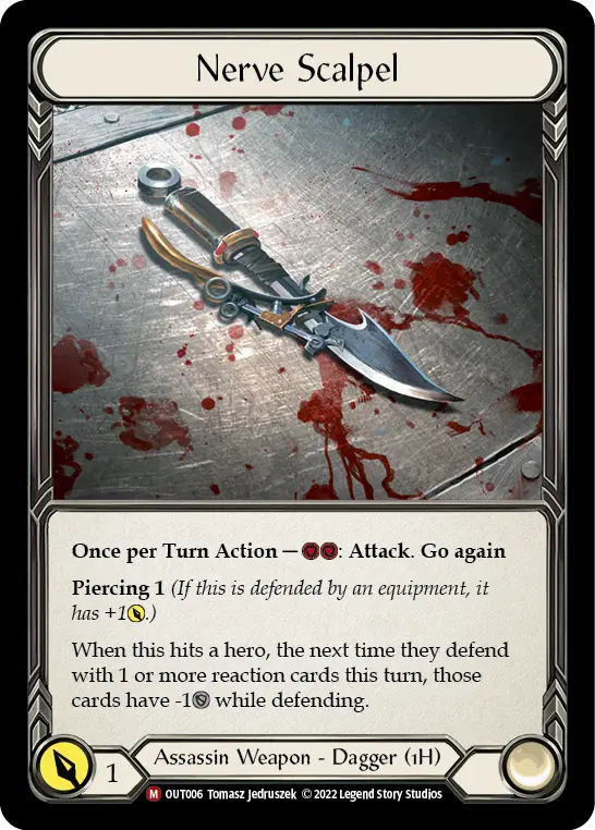 Nerve Scalpel — Cold Foil