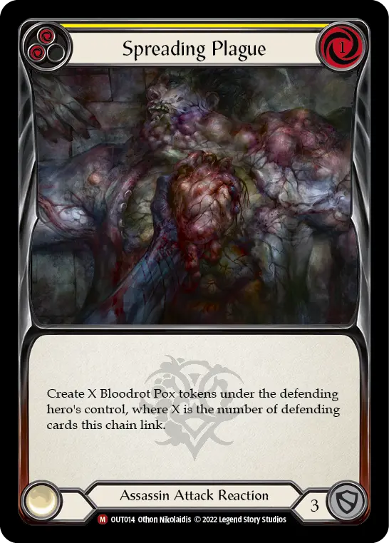 Spreading Plague — Rainbow Foil