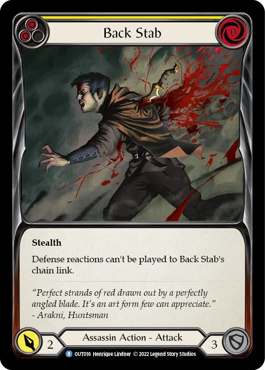 Back Stab — Rainbow Foil