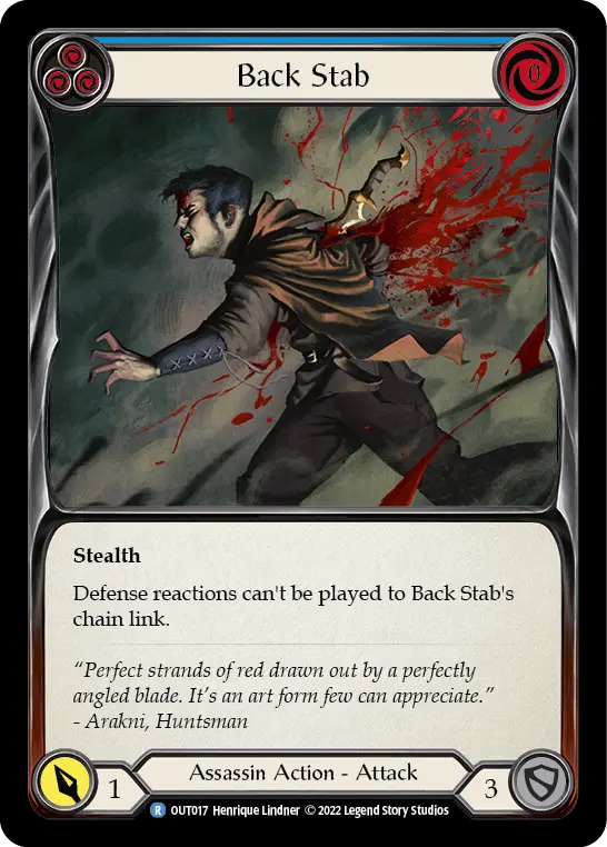 Back Stab — Rainbow Foil
