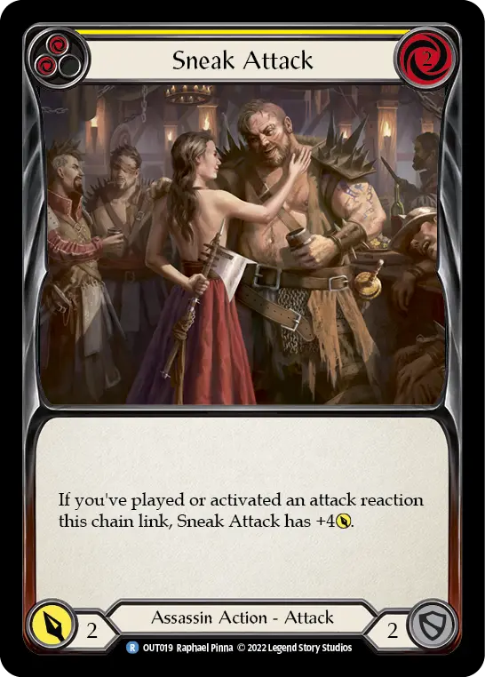 Sneak Attack — Rainbow Foil
