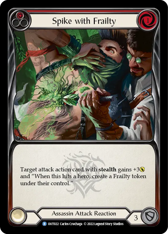 Spike with Frailty — Rainbow Foil