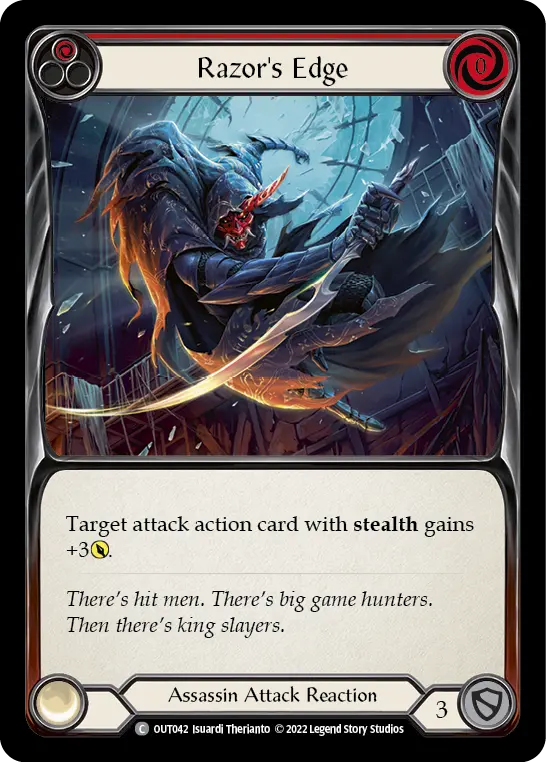 Razor's Edge — Rainbow Foil
