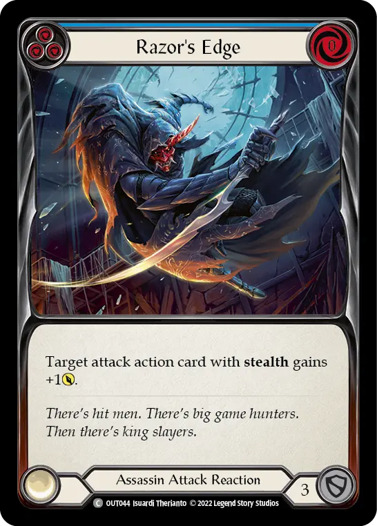 Razor's Edge — Rainbow Foil
