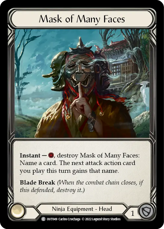 Mask of Many Faces — Rainbow Foil