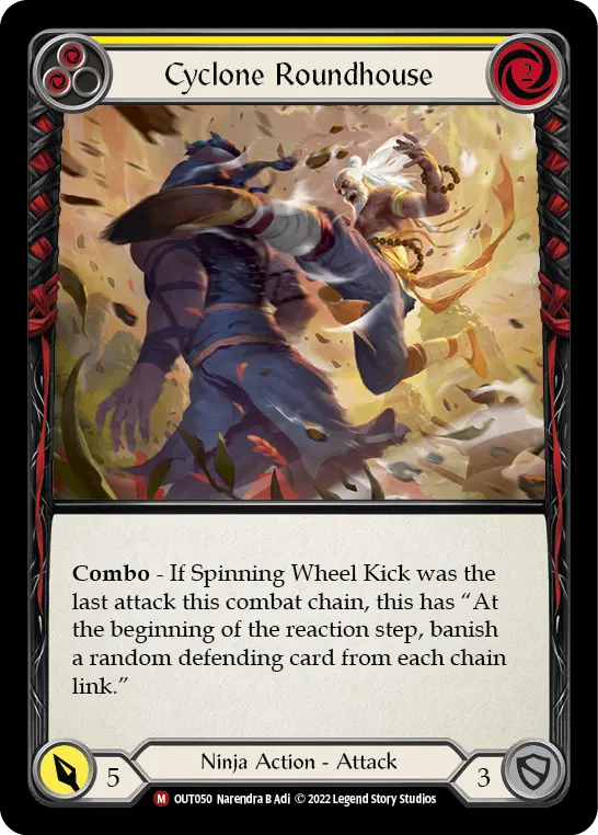 Cyclone Roundhouse — Rainbow Foil