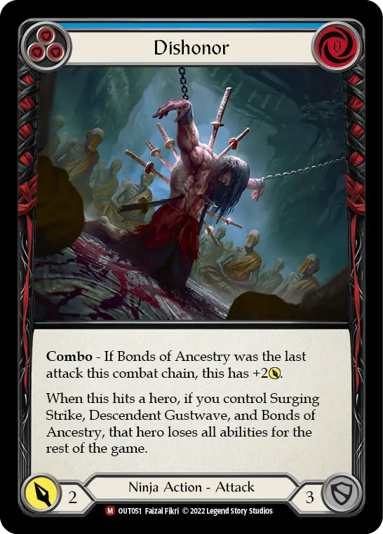 Dishonor — Rainbow Foil