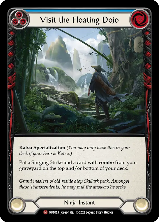 Visit the Floating Dojo — Rainbow Foil