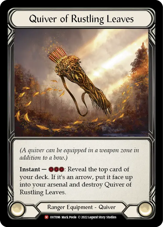 Quiver of Rustling Leaves — Rainbow Foil