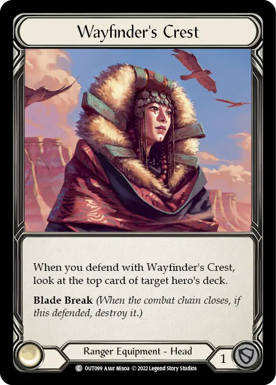 Wayfinder's Crest — Rainbow Foil