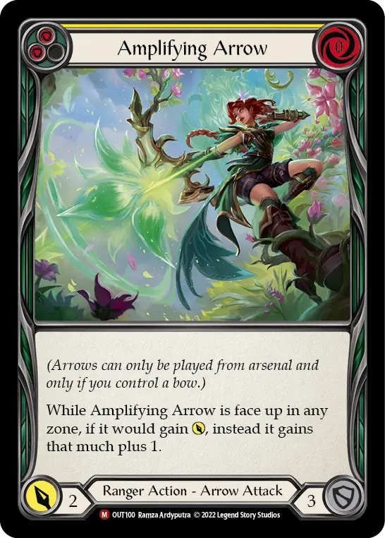 Amplifying Arrow — Rainbow Foil