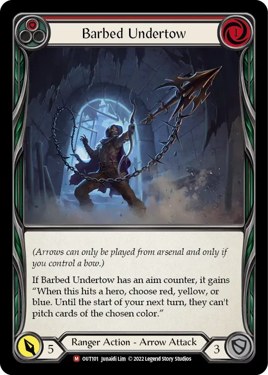Barbed Undertow — Rainbow Foil