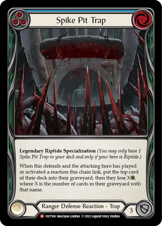 Spike Pit Trap — Rainbow Foil