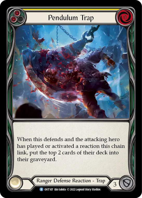 Pendulum Trap — Rainbow Foil