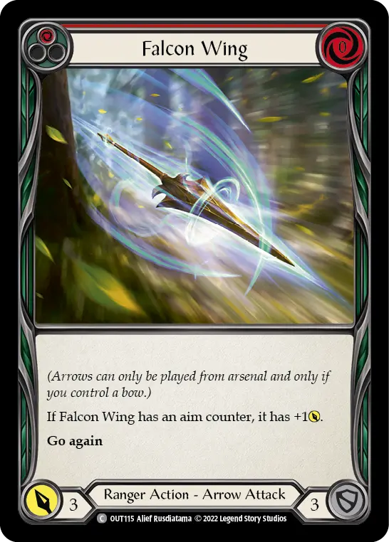 Falcon Wing — Rainbow Foil