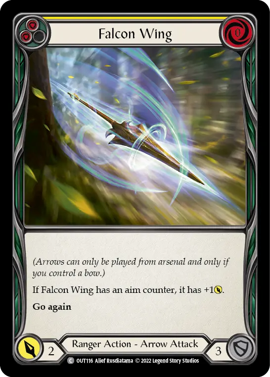 Falcon Wing — Rainbow Foil