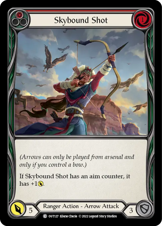 Skybound Shot — Rainbow Foil