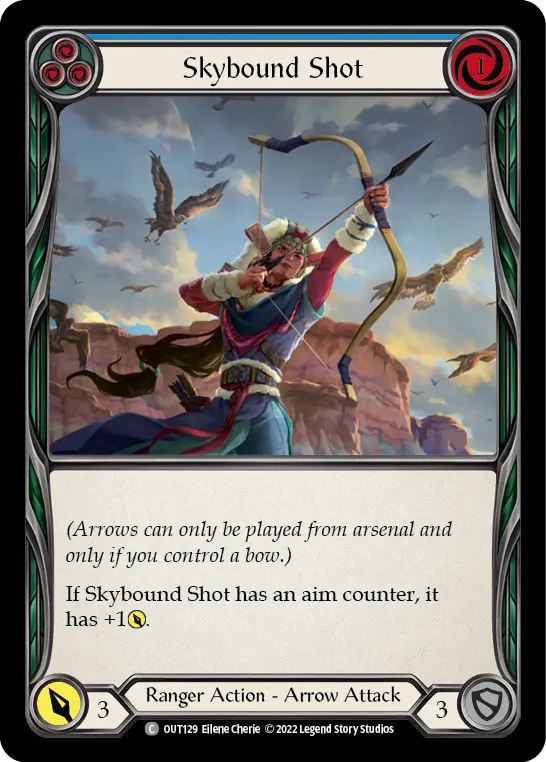 Skybound Shot — Rainbow Foil