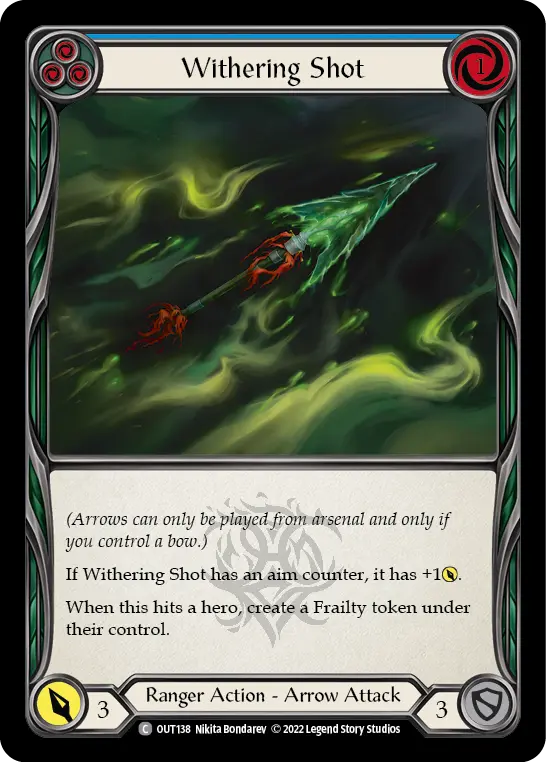 Withering Shot — Rainbow Foil