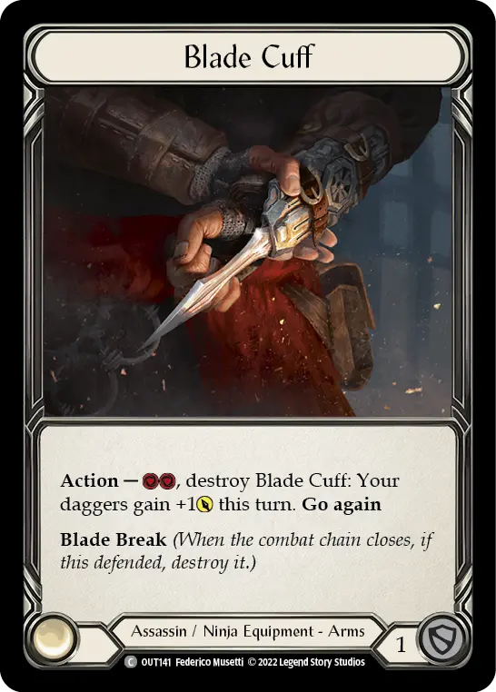 Blade Cuff — Rainbow Foil