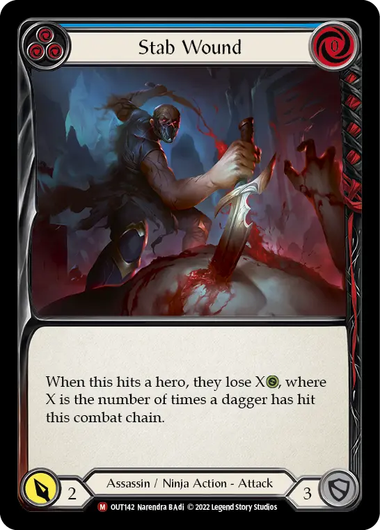 Stab Wound — Rainbow Foil