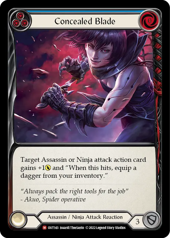 Concealed Blade — Rainbow Foil