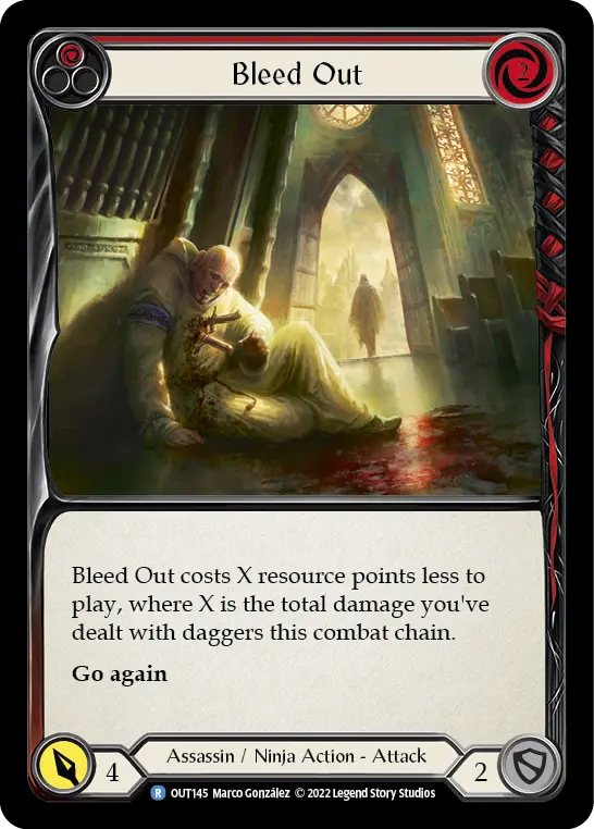 Bleed Out — Rainbow Foil