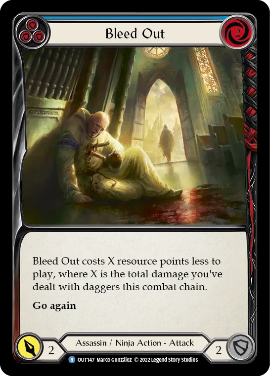 Bleed Out — Rainbow Foil