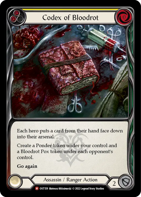 Codex of Bloodrot — Rainbow Foil