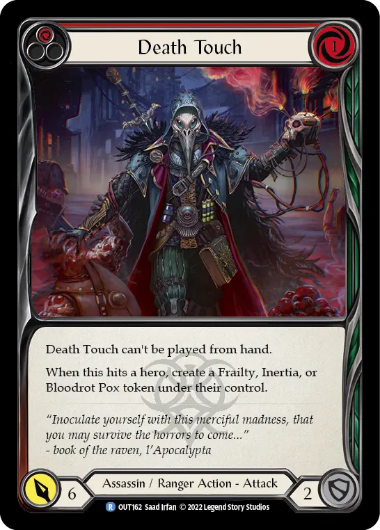 Death Touch — Rainbow Foil