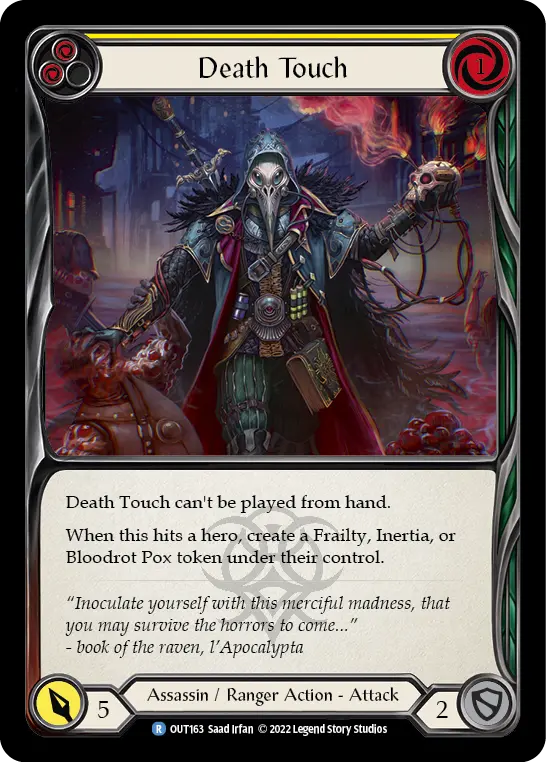 Death Touch — Rainbow Foil